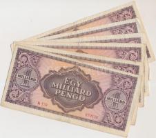 100db vegyes pengő, adópengő bankjegy T:vegyes