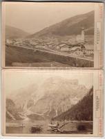 cca 1890 11 db keményhátú fotó 11x17cm / 11 St. Photo.