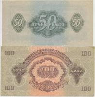 1936. 10P (2x) + 1944. 50P "A Vöröshadsereg Parancsnoksága" + 100P "A Vöröshadsereg P...