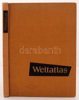 1958 Világatlasz 105 db térképpel / World Atlas with 105 maps