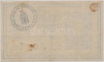 1918. 25K "3003" 3mm hullámos hátlappal, "Sopron Vármegye Fertőrákos Község 1906"...