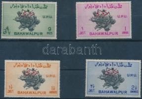 Bahawalpur 1949 UPU sor (Mi 27 falcos), Bahawalpur 1949 UPU set (Mi 27 hinged), Bahawalpur 1949 UPU Satz (Mi 27 mit Falz)