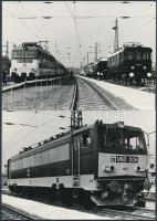 1982 Budapest, Villanymozdonyok kiállítása a Mexikói úton, 7 db fotó, 10x15 cm