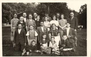1939 Kaposvár, kirándulás, csoportkép, photo