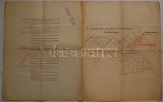 cca. 1930 A Szentmihályi úti telkek (mai Fogarasi út Gvadányi út környéke) térképes ismertető