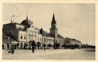 Nagykikinda, Városháza, tér / town hall, square