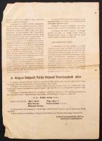 1956 október az MDP központi vezetőségének forradalmi röplaja