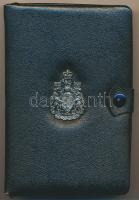 Kanada 1973. 1c-1$ (6xklf) + 1$ Ag "Hegyi rendőr" dísztokos specimen szettben, tok sérült ...