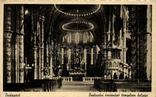 Budapest I. Budavári koronázó templom belső (EK)