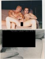 4 db pornókép, 13x18 cm és 9x13 cm