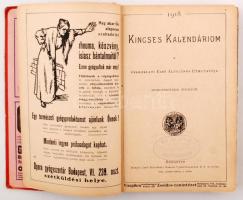1918 Kincses Kalendáriom. A gyakorlati élet általános útmutatója. 22. évf. Bp., Rákosi Jenő. Érdekes...