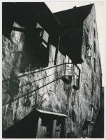 cca 1970 Ifj. Rácz Endre: Hajnal, feliratozott vintage fotóművészeti alkotás, 24x18 cm