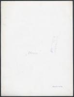 cca 1950 Meződy István: Uccu, pecséttel jelzett vintage fotóművészeti alkotás, 24x18 cm