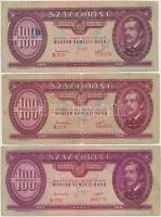 1949. 100Ft (3x) T:III,III-