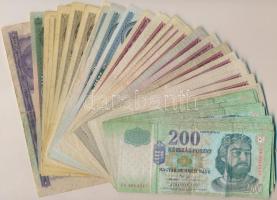 51db-os vegyes forint tétel, benne 200Ft és 500Ft is T:vegyes