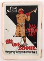 Franz Nieberl: Das Gehen auf Eis und Schnee. München, 1923. Rother. Egészvászon kötésben / In full linen binding