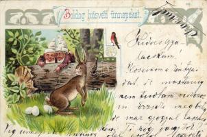 Húsvéti Litho üdvözlőlap (EB)