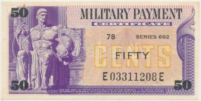 Amerikai Egyesült Államok / Katonai kiadás 1970-1973. 50c 692. sorozat T:II USA / Military Payment Certificate 1970-1973. 50 Cents Series 692 C:XF