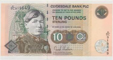 Skócia / Clydesdale Bank 2004. 10Ł T:III szép papír Scotland / Clydesdale Bank 2004. 10 Pounds C:F nice paper