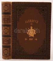 Jahrbuch des Schweizer Alpenclub 1907 Bern, 1908. Schweizer. Alpenclub. Nagyon sok képpel. Aranyozott egészvászon kötésben, kis kopásokkal / With many illustrations, in full linen binding