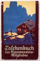 Taschenbuch der Alpenvereins Mitglieder. Wien, 1936. Nagyon sok adattal és hirdetéssel. Karton kötésben. / With many datas, in paper binding
