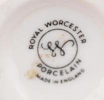 Royal Worcester angol porcelán főtt tojás tartó, matricás, hibátlan, jelzett, m: 9 cm, d: 5 cm