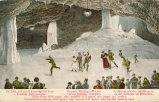 Dobsina jégbarlang korcsolyázás