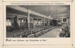 Ulm Soldatenheim Foto AK (EB)