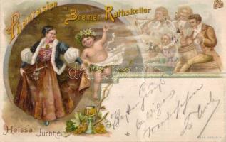 Bremen söröző-reklám Litho (fa)