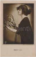 1918 Angelo fotó: Berky Lili, fotólap, 14x9cm