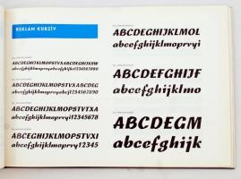 A Petőfi Nyomda betűmintakönyve. Kecskemét, Petőfi Nyomda. Kiadói egészvászon kötés, védőborítóval, ...