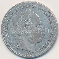 1869KB 20kr Ag "Magyar Királyi Váltó Pénz" T:2- Adamo M11.1