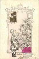 Christmas, girl, Emb. (EK)