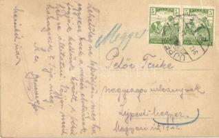 Magyar szocialisták a Stockholmi Békekonferencián; Dr. Kunfi, Garami, Weltner, Bokányi, Buchinger; V...