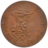 Kiss Nagy András (1930-1997) DN "Fodor József" Br emlékérem ÁPV tokban (60mm) T:2