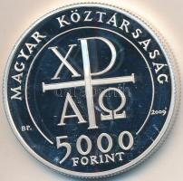 2009. 5000Ft "Kálvin János" Ag T:PP ujjlenyomat