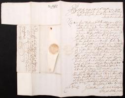cca 1610-1690 10 db hivatalos és magán levél a XVII .sz ázadból, nagyrészt német nyelven, különböző ...