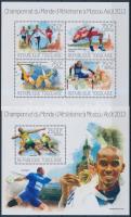 Atlétika VB Moszkva kisív + blokk Athletics World Championships, Moscow mini sheet + block