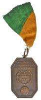 1938. "Budapesti Labdarúgók Alszövetsége 1926 / IV. oszt. bajn. Sugár csop III. 1937-38." Br díjérem mellszalaggal (45x31mm) T:2,2-