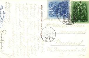 Kassa, Dóm, II. Rákóczi emlékmű / cathedral, monument '1938 Kassa visszatért' So. Stpl