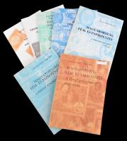 7db-os numizmatikai irodalom tétel, benne Becherer Károly: Magyarország fém- és papírpénzei, Tasnádi...