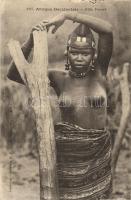 Afrique Occidentale 1337., Fille Foulah / African Fula erotic folklore (EK)