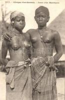 Afrique Occidentale 1117., Jeunes Filles Mandingues / African Mandinka erotic folklore