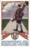 1910 Vienna, Wien; 1. Internationale Jagd Ausstellung / First International Hunting Exhibition s: F. Krenn (EK)