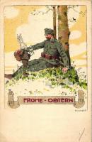 Military Easter, litho s: Kutzer (EK)