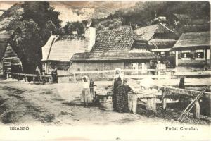 Brassó, Kronstadt; híd / Podul Cretului / bridge (fl)
