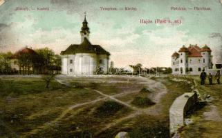 Hajós, Kastély, templom, plébánia (EK)