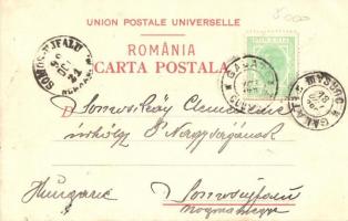 1899 Galati, Portului, Marinaru, Torpilorul / port, sailor, torpedo, Künzli Nr. 999. litho