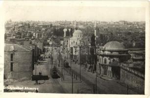 Constantinople, Istanbul; Akseray, tram (EK)