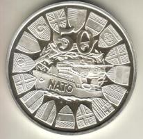 1997. "NATO 1999" Ag 31,1g T:PP R! Csak 1999db, díszdobozban, tanúsítvánnyal!